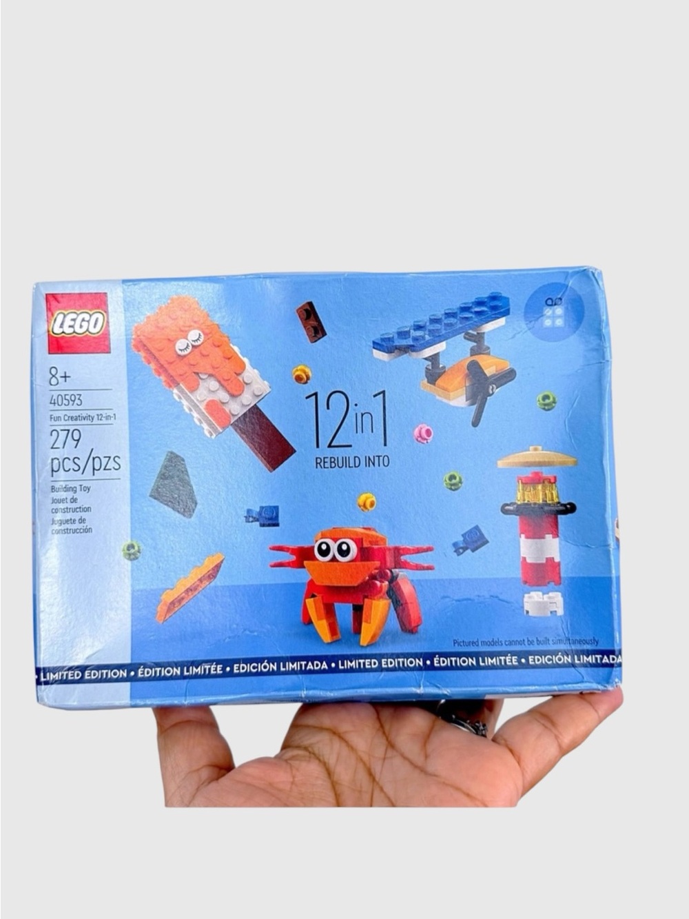 LEGO Fun Creativity 12-in-1 Rebuild Into 40593 Creative Building Set